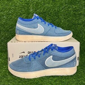 Size 13 - Nike Book 1 Blue Blood White Denim Basketball Shoes - IH0892-900